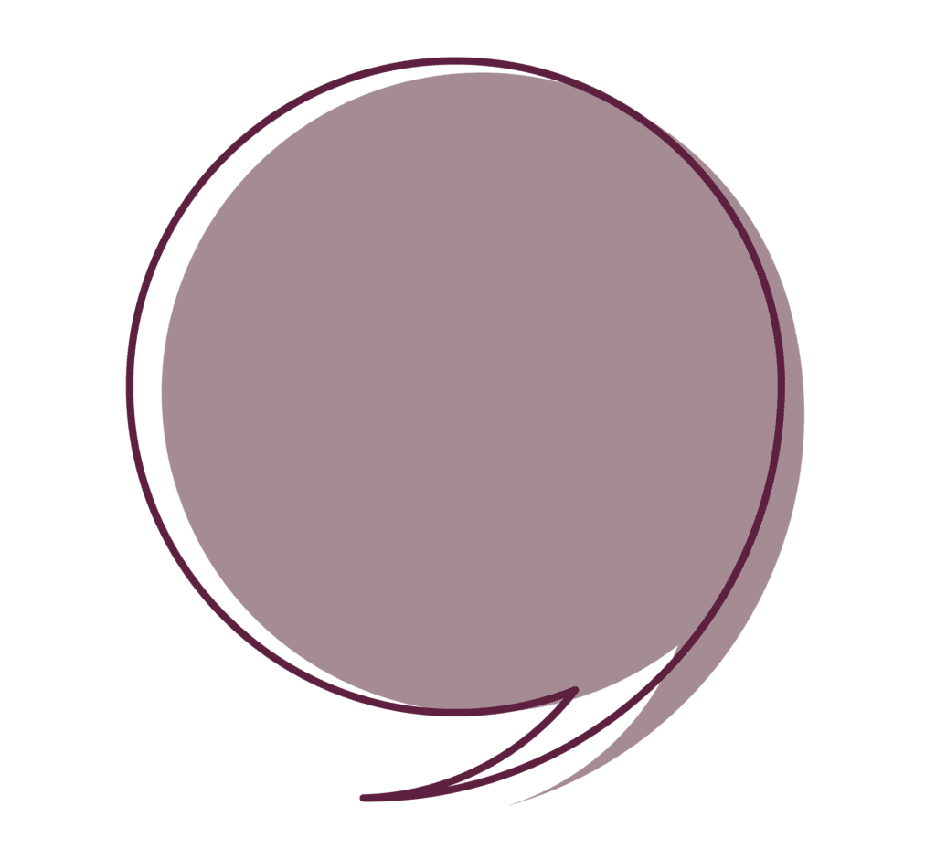 Bulle aubergine